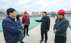 <b>总经理王哲波带队前往人民路学校分校和货场东西路项目调研</b>